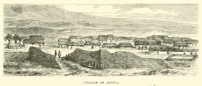 Dorp Acopia door Edouard Riou